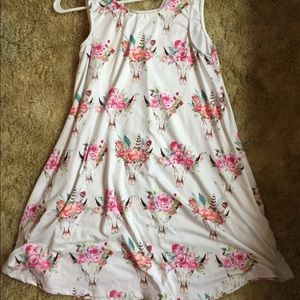 Floral skull dress